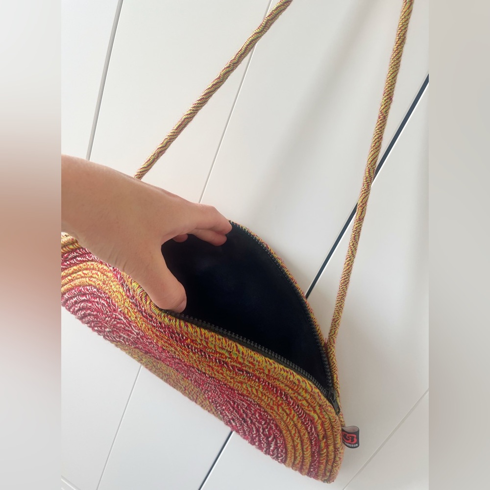 Multi Colour Rope Shoulder Purse - Picture 4 of 5